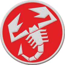 Abarth Adesivi 3D SCORPIONE diam 60 mm